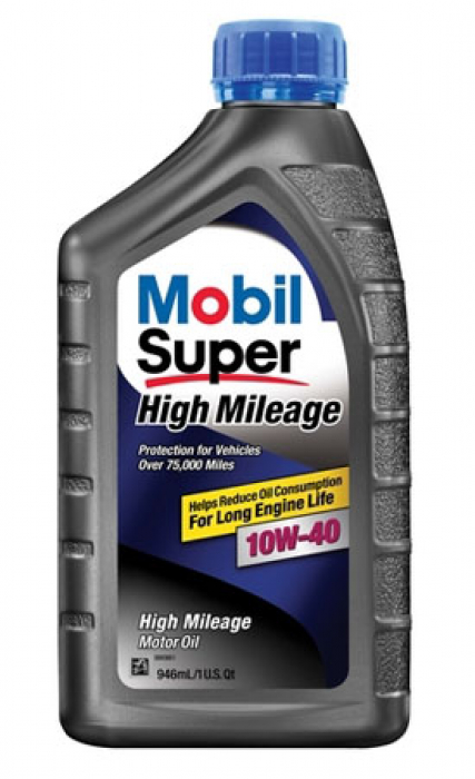 картинка Mobil SUPER HIGH MILEAGE 10W-40 (1qt/0.946л) от нашего магазина